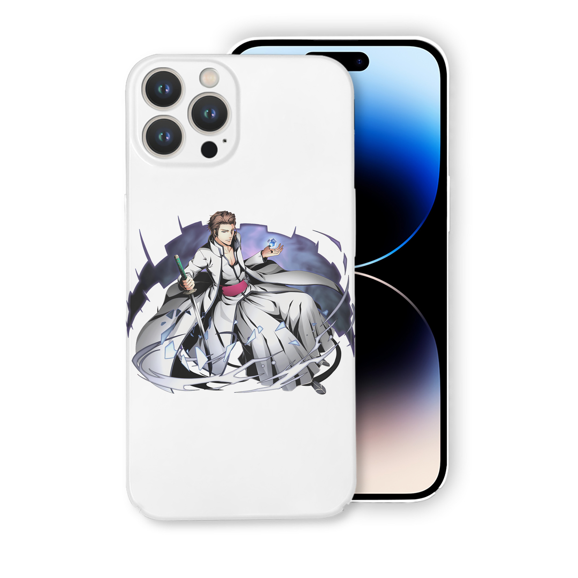 （画像用） ブリーチ 藍染 惣右介（あいぜん そうすけ） BLEACH Aizen Sousuke 【iPhone 14シリーズ対応】ハードケース